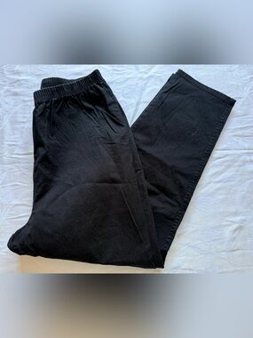 Avenue Black Pull On Denim Jeans Petite Plus Size